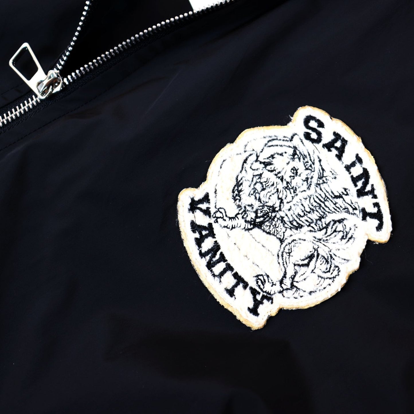 SAINT Vanity Patch Hooded Jacket & Snap-Pant Matching Set — detail
