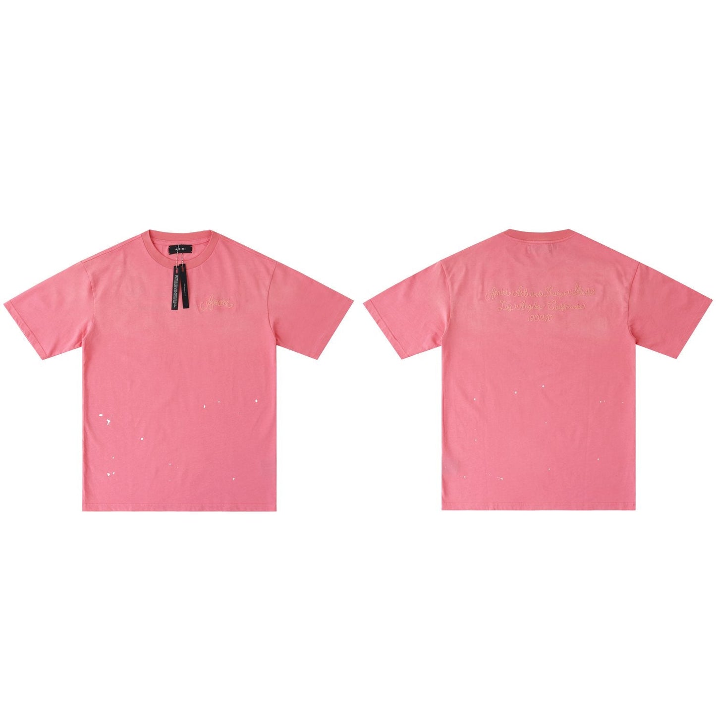 AMIRI Design Studio Paint-Splatter T-Shirt — front