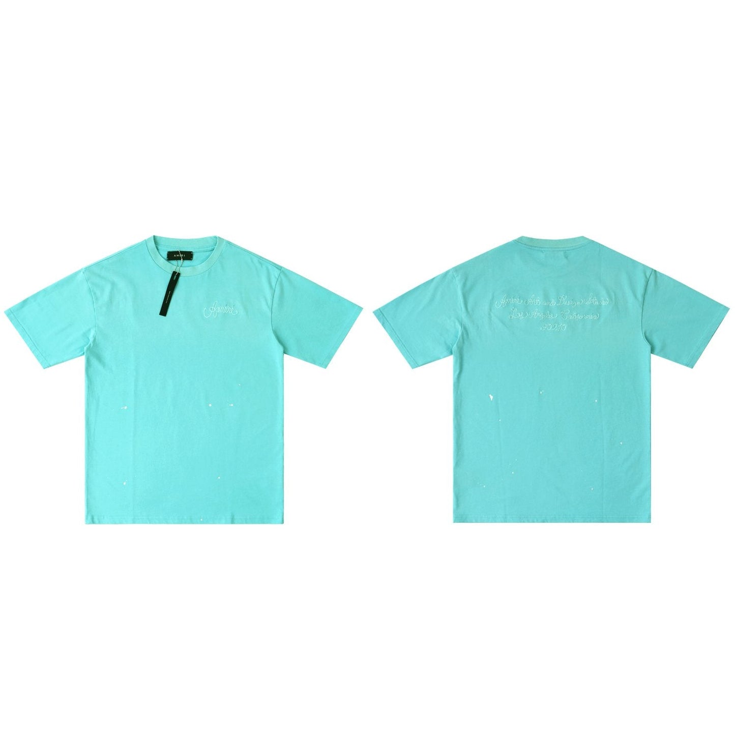 AMIRI Design Studio Paint-Splatter T-Shirt — front