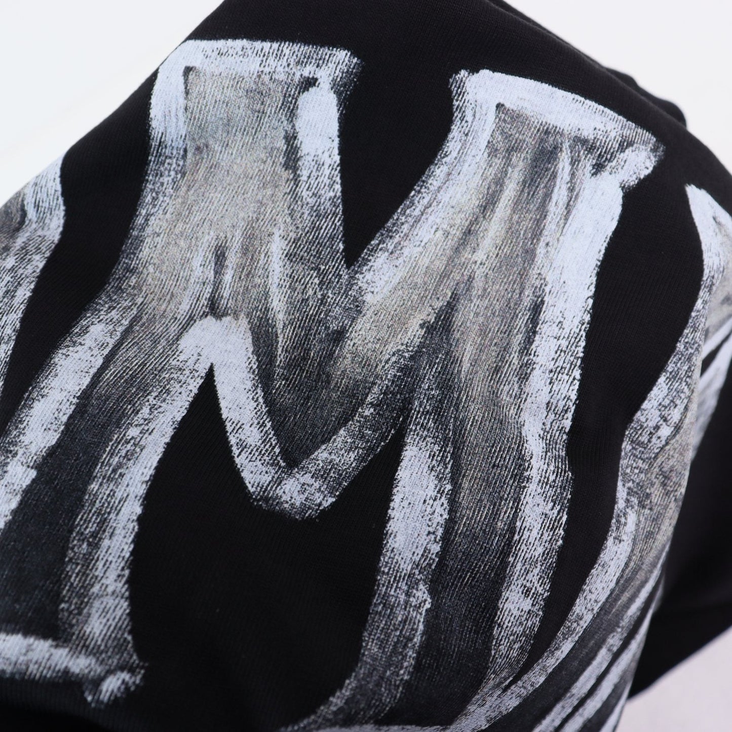 AMIRI Metallic Letter Graphic T-Shirt & Shorts Set — detail