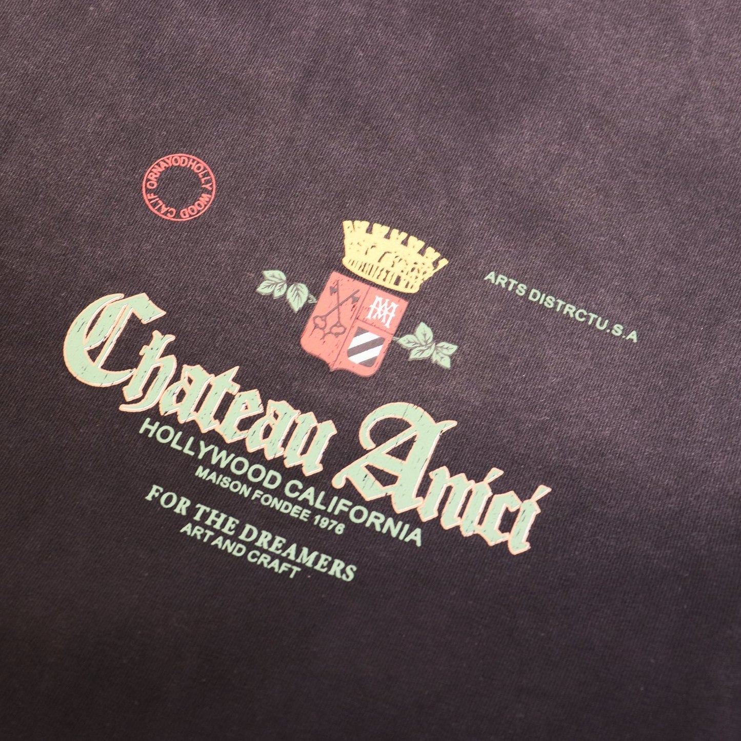 AMIRI Chateau Graphic T-Shirt — detail