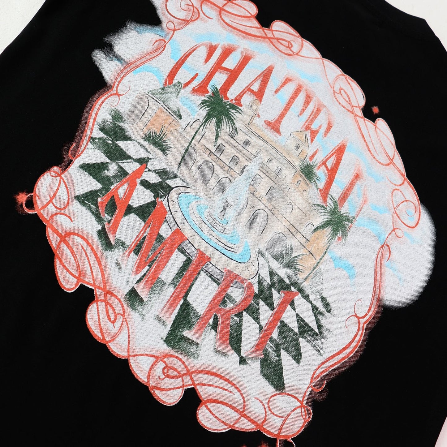 AMIRI Chateau Castle Graphic T-Shirt — detail