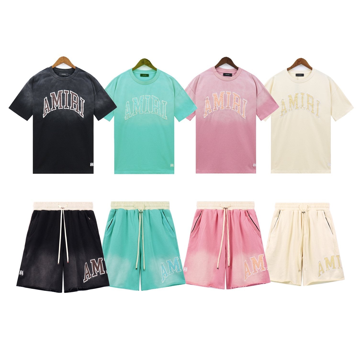 AMIRI Vintage Collegiate Short-Sleeve Set — comparison