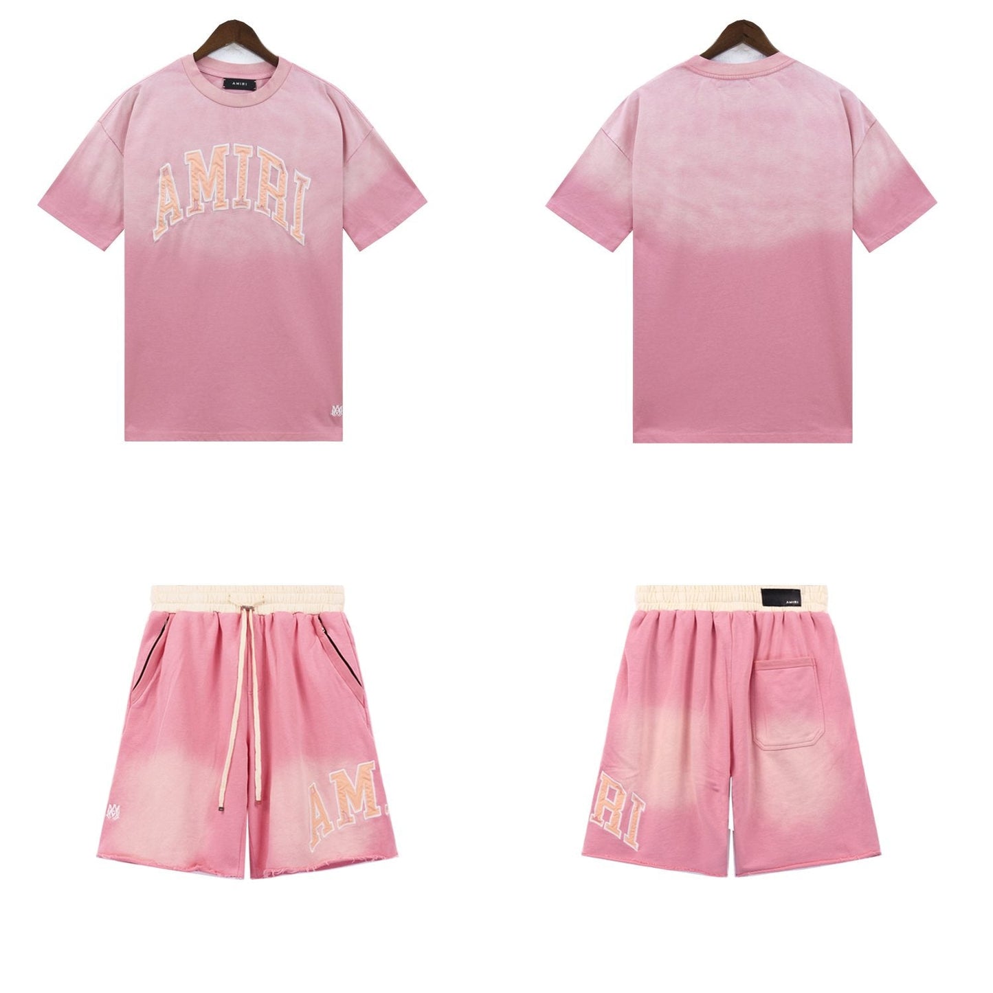 AMIRI Vintage Collegiate Short-Sleeve Set — front