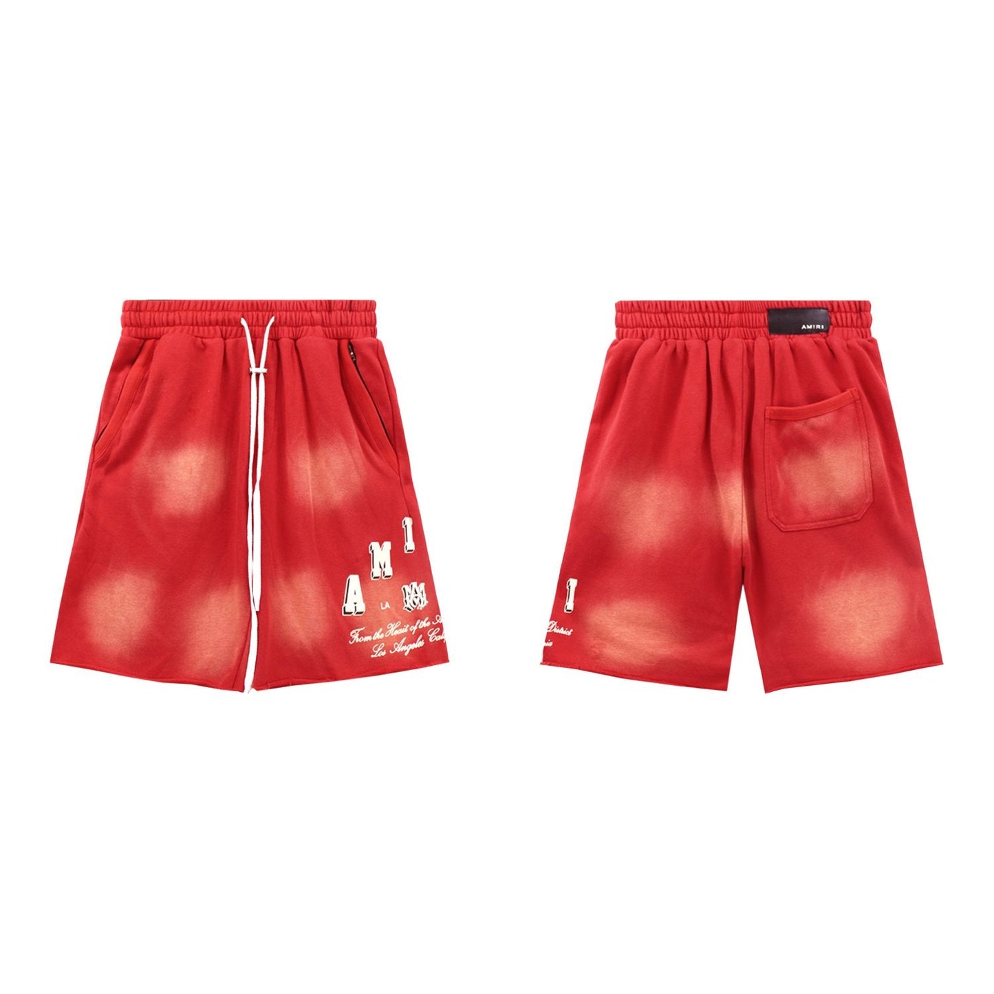 AMIRI Washed Graphic T-Shirt & Shorts Set — front