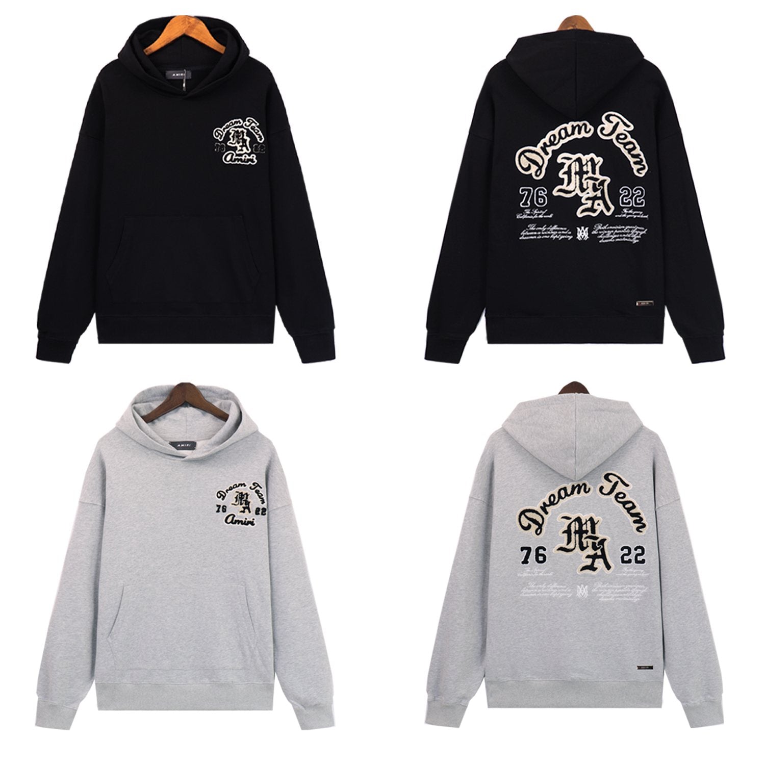 AMIRI Dream Team Graphic Hoodie — comparison