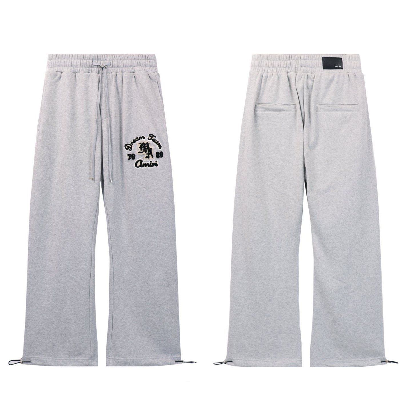 AMIRI Embroidered Leg Graphic Sweatpants — front