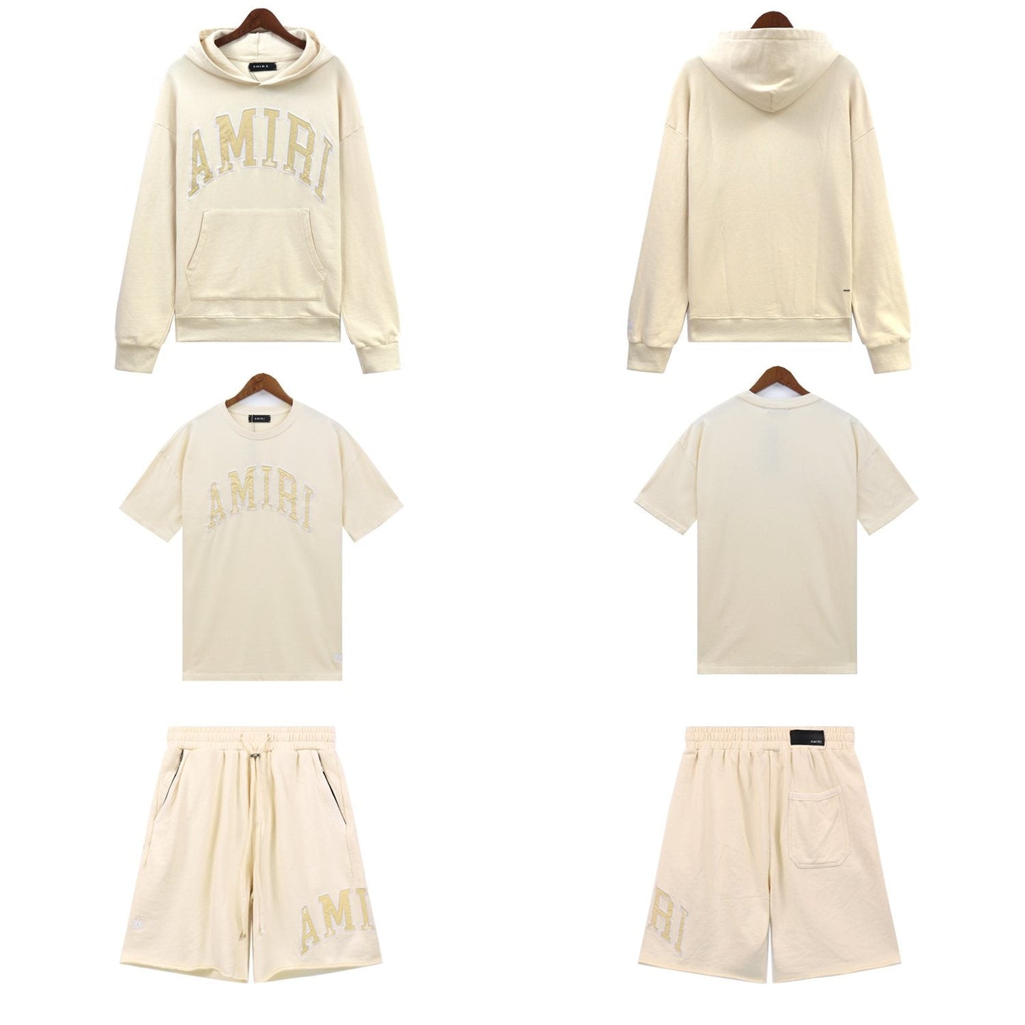 AMIRI Collegiate Wordmark Three-Piece Matching Set — front