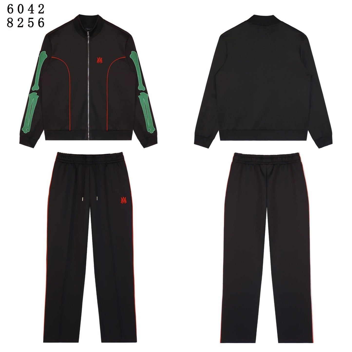 AMIRI Bones Track Jacket & Pants Matching Set — hero