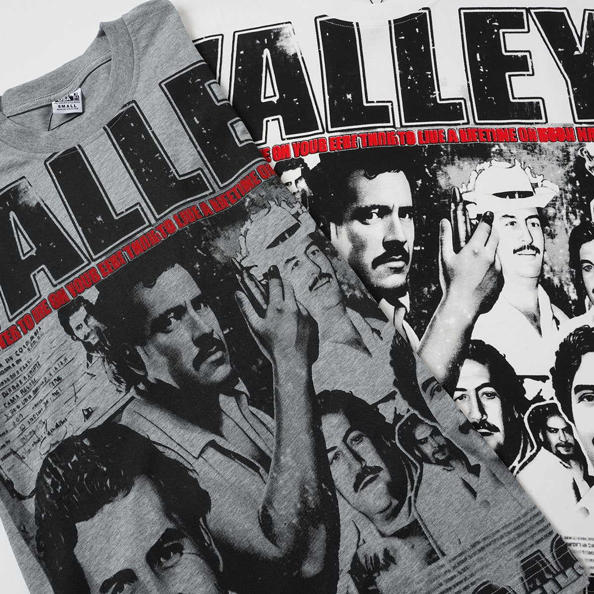 VALLEY Portrait Collage Graphic T-Shirt — detail