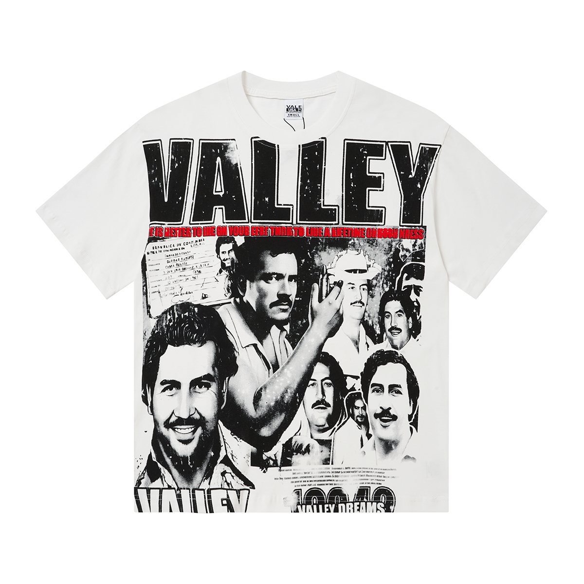 VALLEY Portrait Collage Graphic T-Shirt — hero