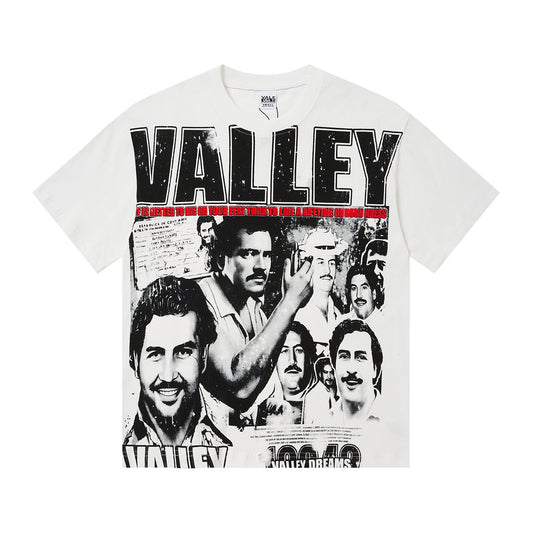 VALLEY Portrait Collage Graphic T-Shirt — hero