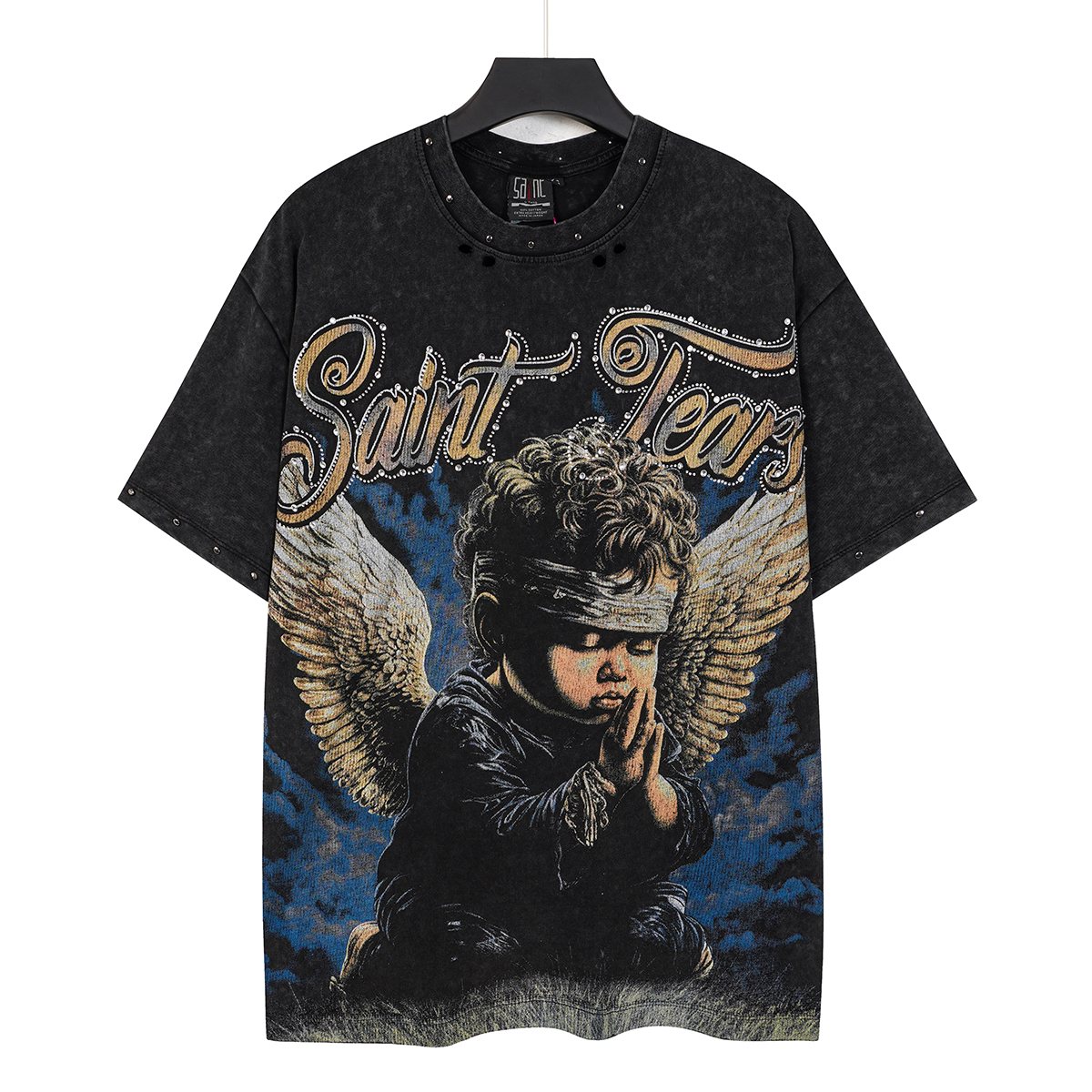 SAINT Tears Angel Graphic Short-Sleeve T-Shirt — front