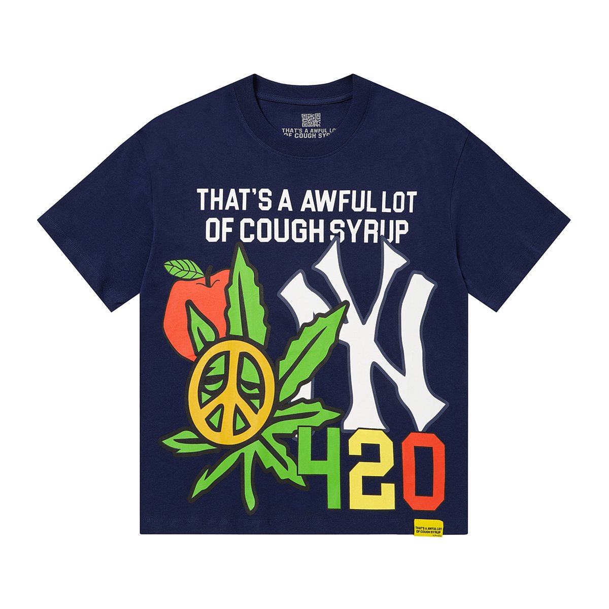 THAT'S A AWFUL LOT OF COUGH SYRUP Front & Back Graphic T-Shirt — front