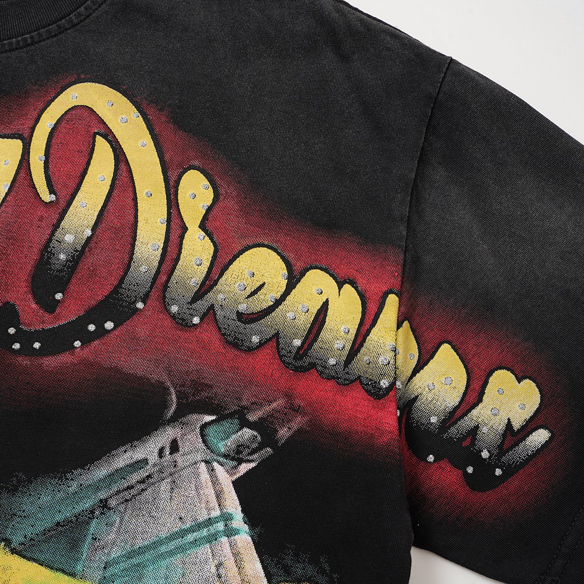 VALLEY Dragon Aircraft Astronaut Graphic T-Shirt — detail