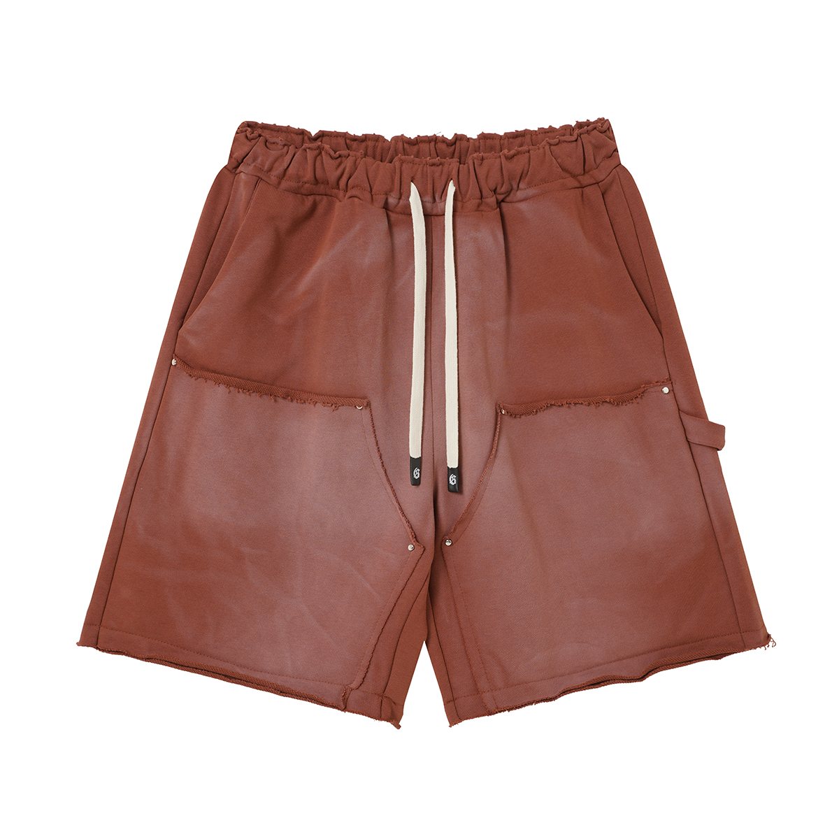 Godspeed Rear Pocket Graphic Cargo Sweat Shorts — front