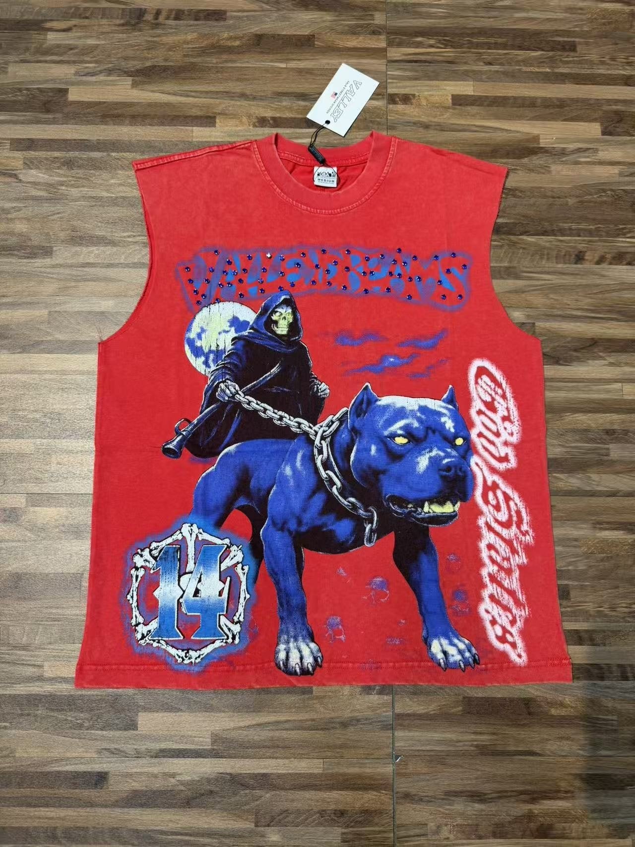 SAINT Valley Graphic Sleeveless T-Shirt — front