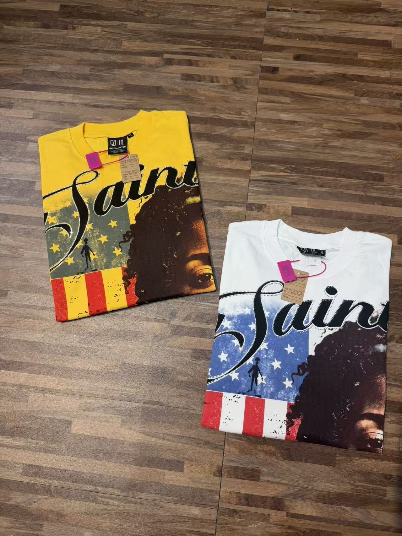 SAINT Glowing Street Queen Graphic T-Shirt — context
