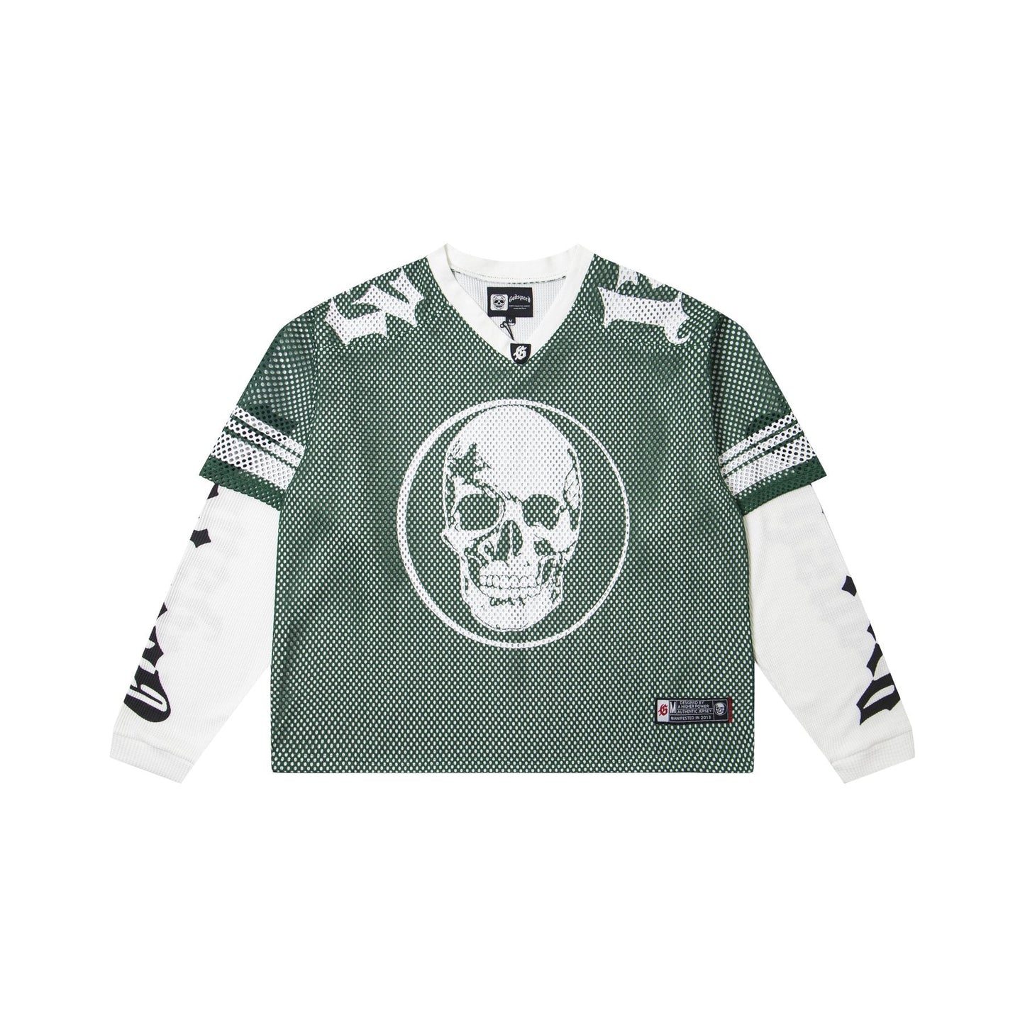 Godspeed Skull K-Back Mesh Long-Sleeve T-Shirt — front