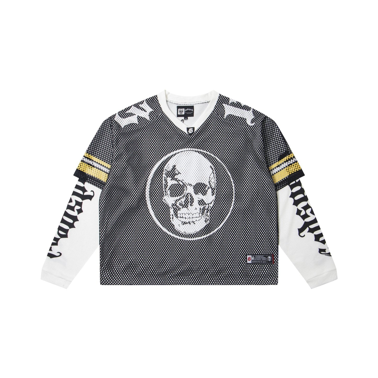 Godspeed Skull K-Back Mesh Long-Sleeve T-Shirt — front