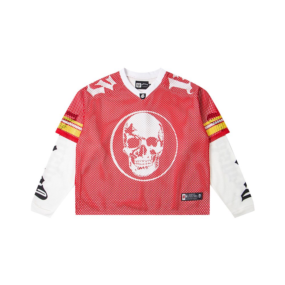 Godspeed Skull K-Back Mesh Long-Sleeve T-Shirt — hero