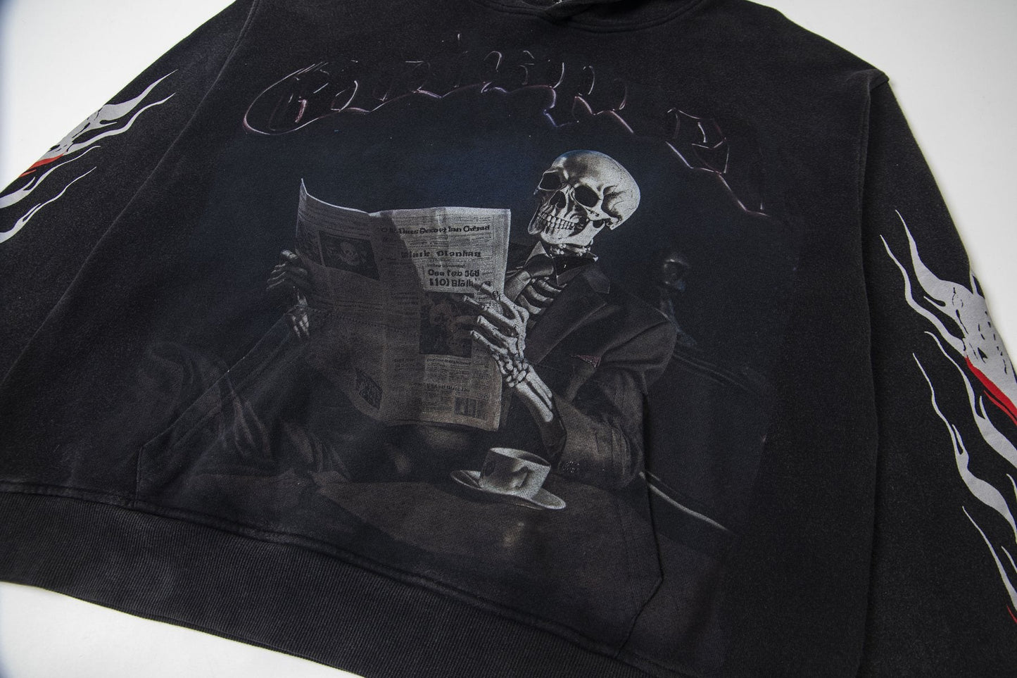 Godspeed Black Monday Skeleton Graphic Hoodie — detail