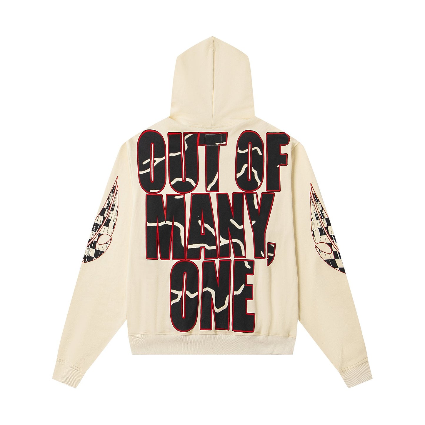 Godspeed Out of Many One Graphic Hoodie — back