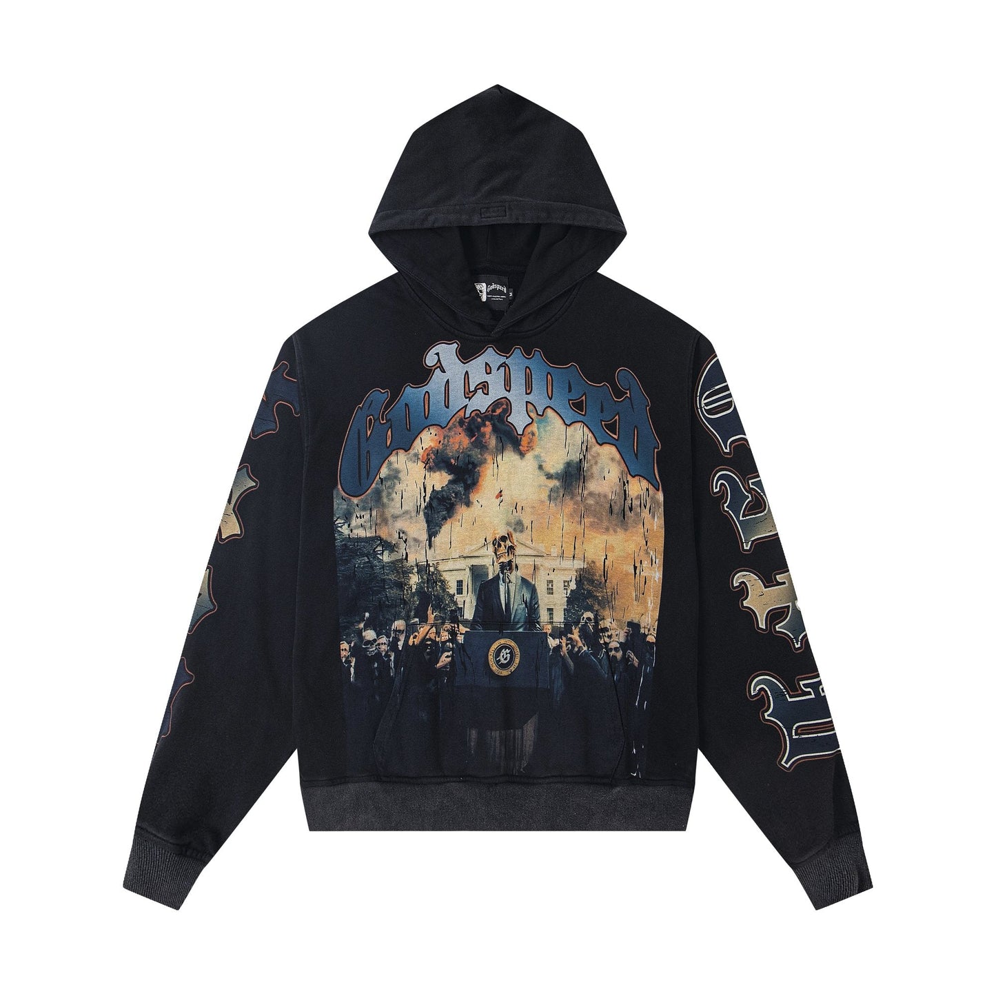 Godspeed Out of Many One Graphic Hoodie — hero