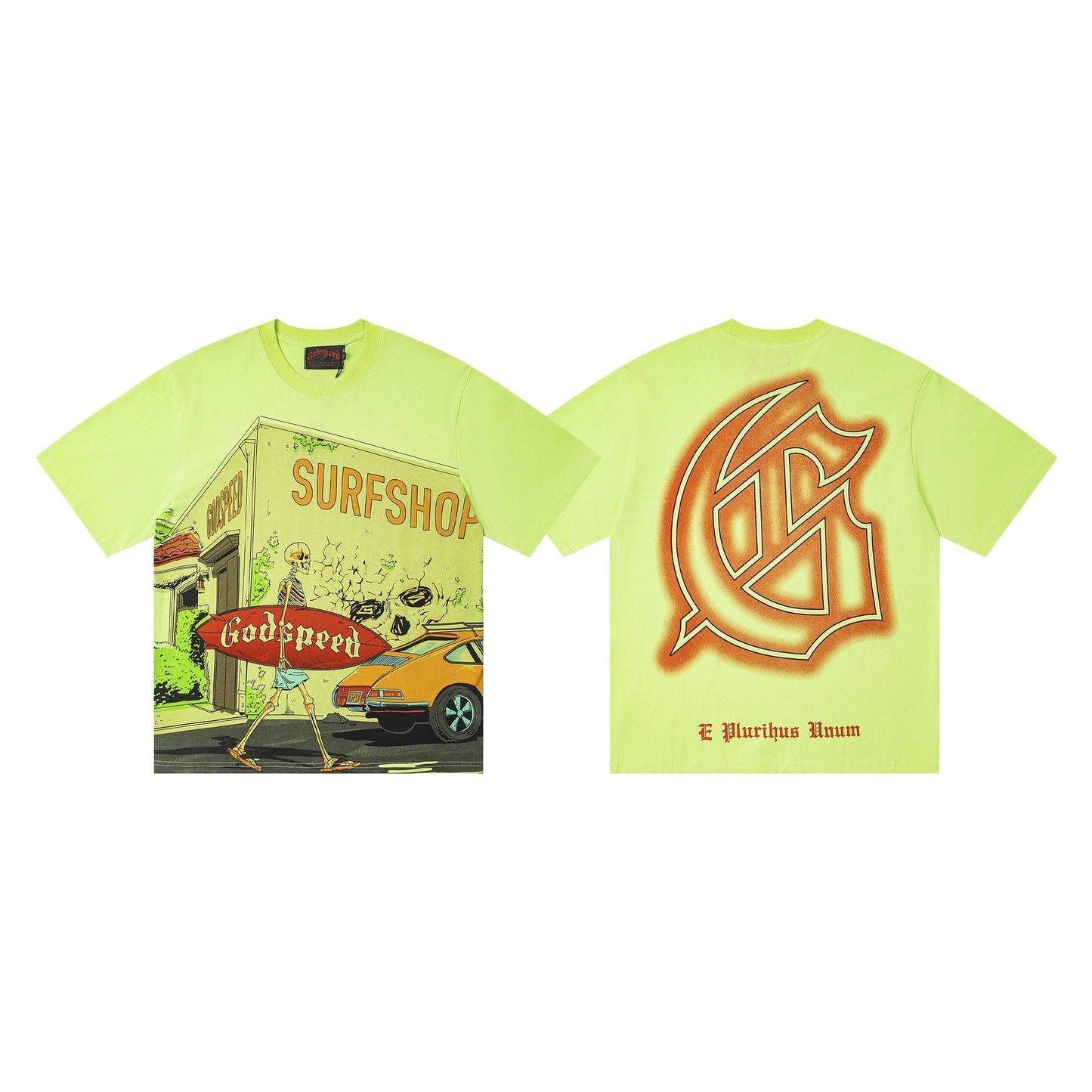 Godspeed Surfshop Graphic Short-Sleeve T-Shirt — front