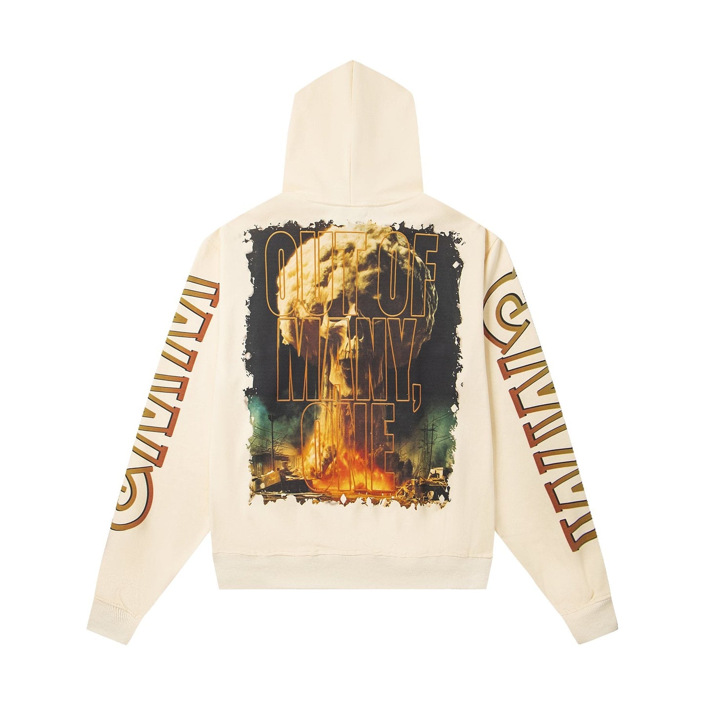 Godspeed Skeleton Hand Graphic Hoodie — back