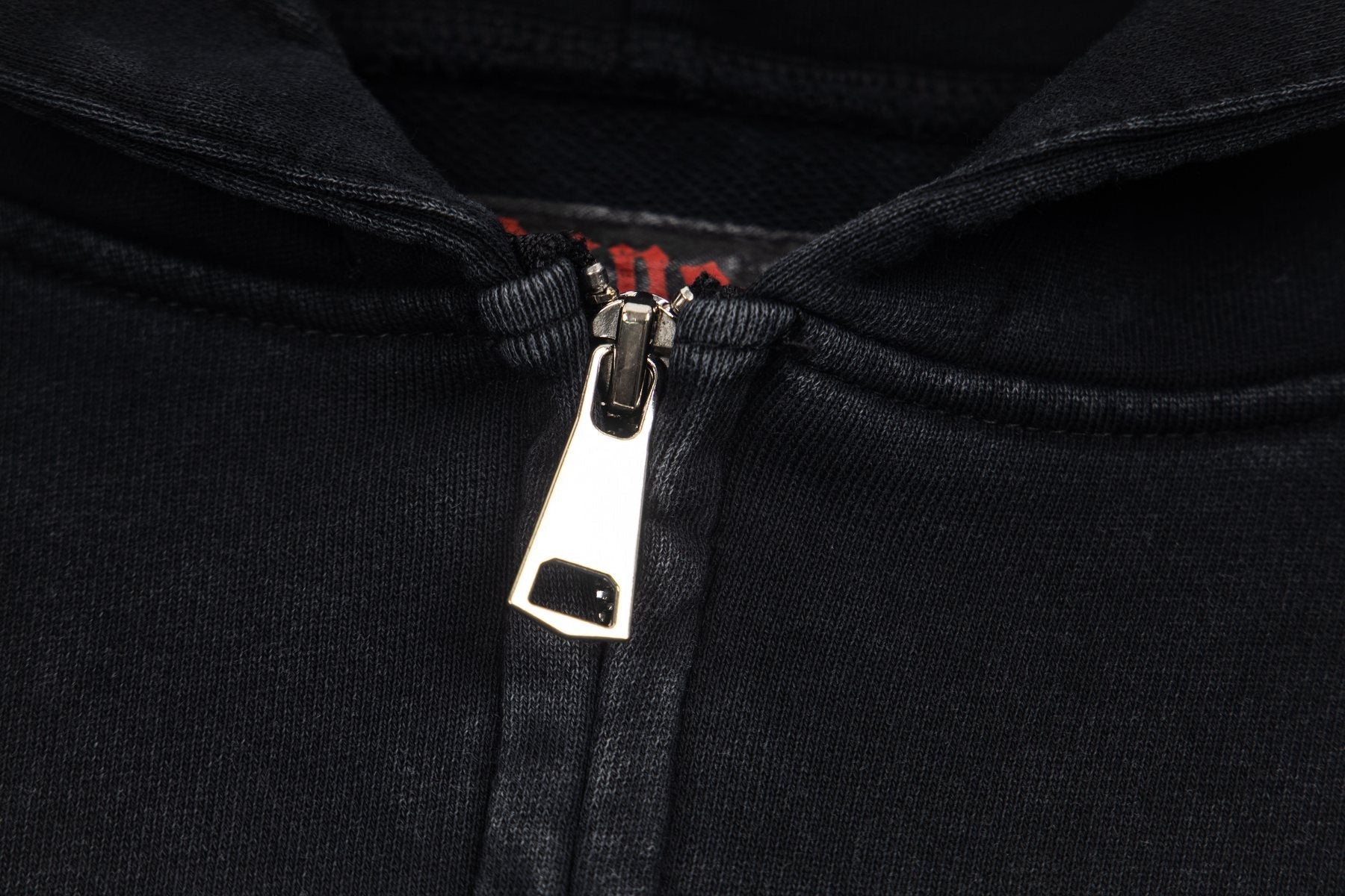 Godspeed Washed Gothic Graphic Full-Zip Hoodie — detail
