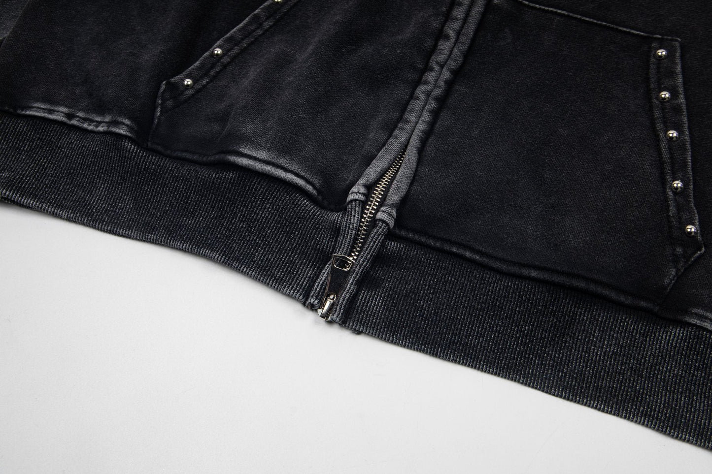 Godspeed Rhinestone-Style Zip Hoodie — detail