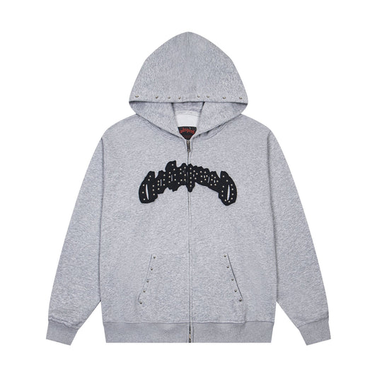 Godspeed Rhinestone-Style Zip Hoodie — hero