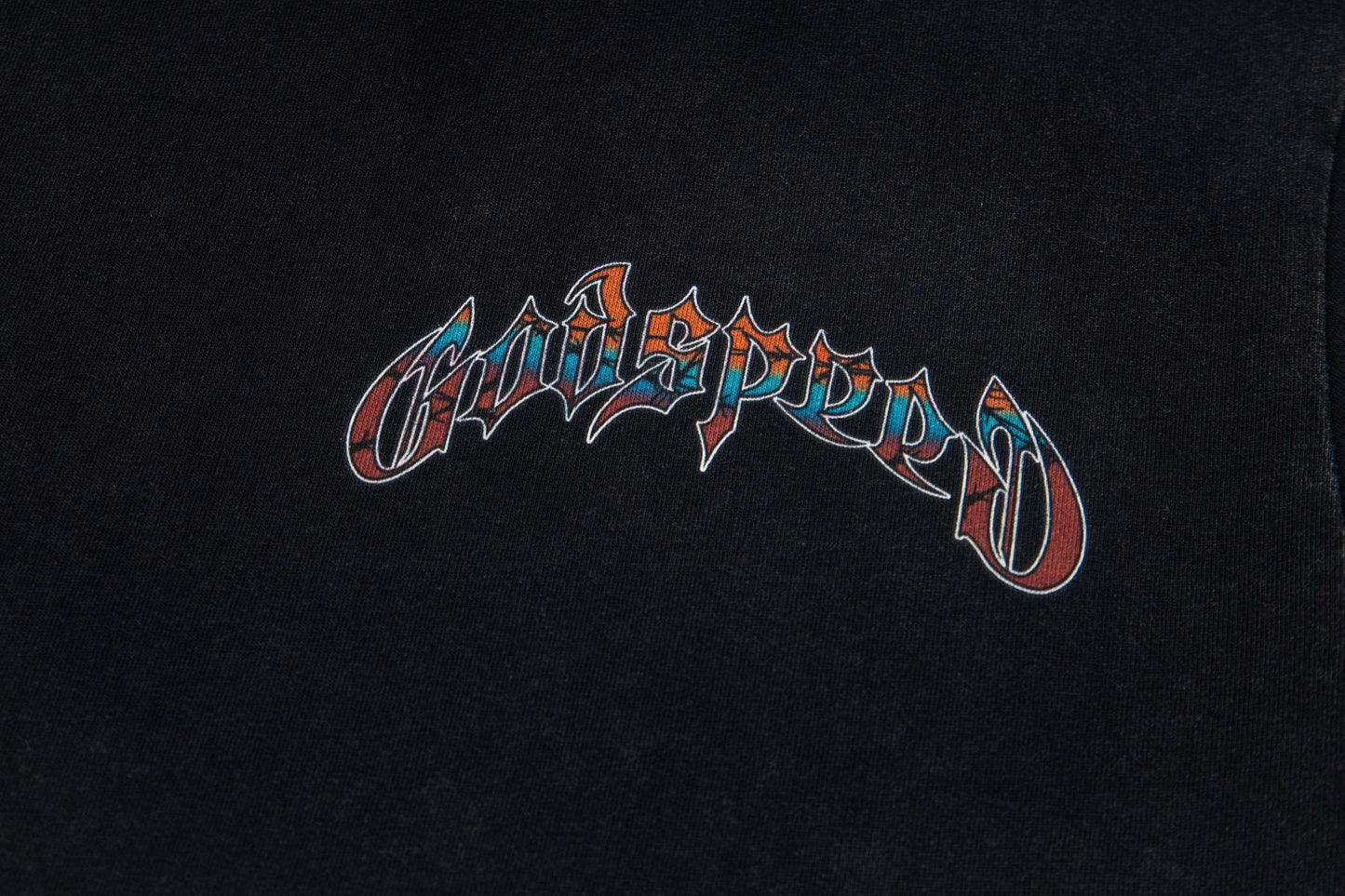 Godspeed Skeleton Back Graphic T-Shirt — detail