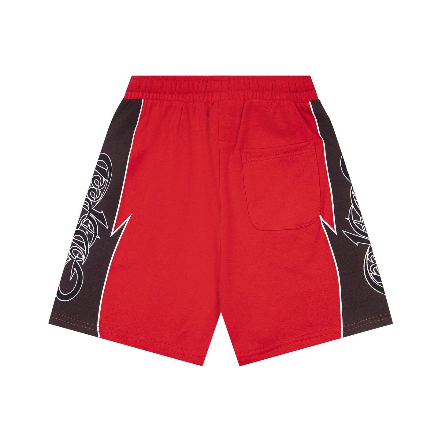 Godspeed Printed Side-Panel Drawstring Shorts — back