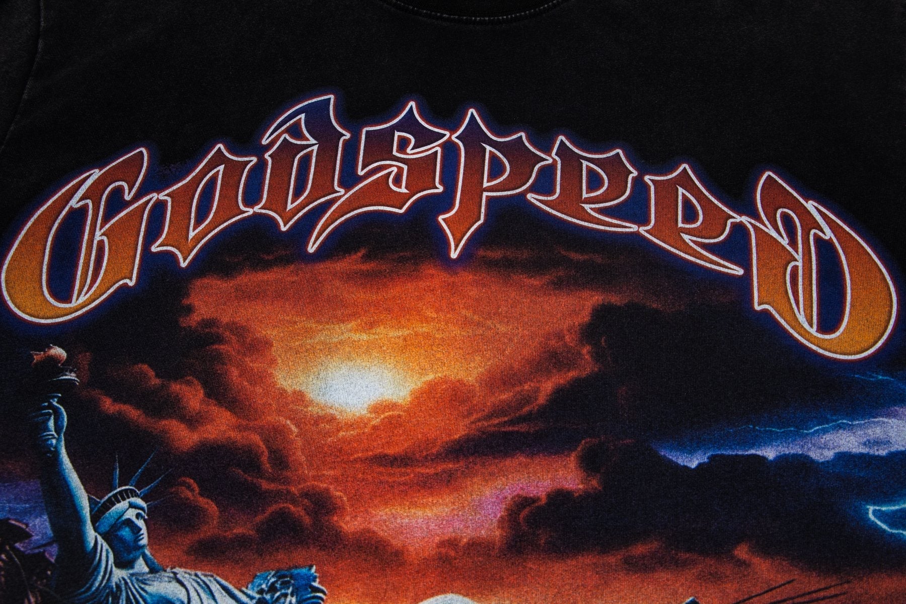Godspeed Out of Many One Short-Sleeve Graphic T-Shirt — detail