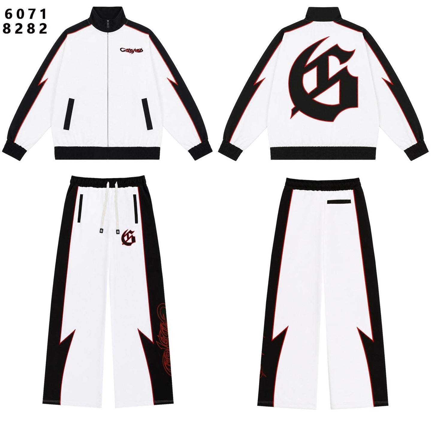 Godspeed Gothic G Contrast Panel Tracksuit Set — front