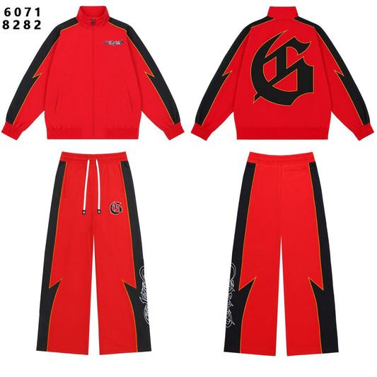 Godspeed Gothic G Contrast Panel Tracksuit Set — hero