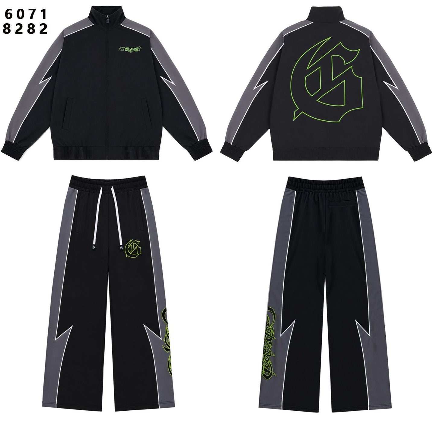 Godspeed Gothic G Contrast Panel Tracksuit Set — front