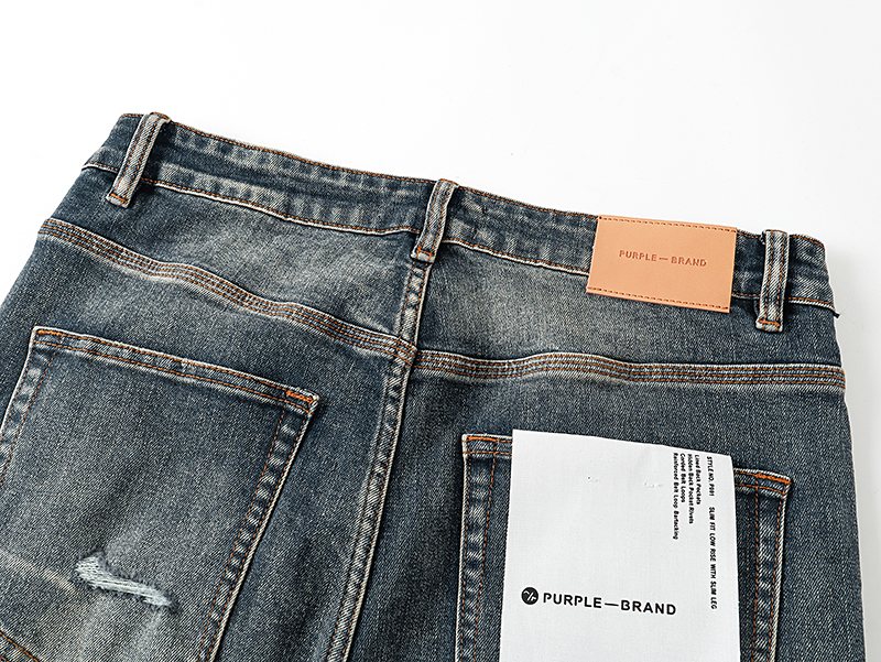 Purple Brand Distressed Flared Jeans — detail