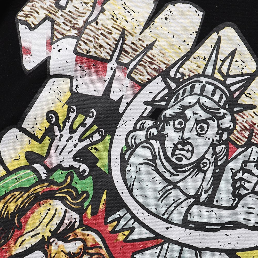 RARE PEACE America Graphic Short-Sleeve T-Shirt — detail