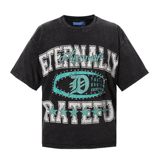 R3BEL Eternally Grateful Rhinestone Graphic T-Shirt — hero