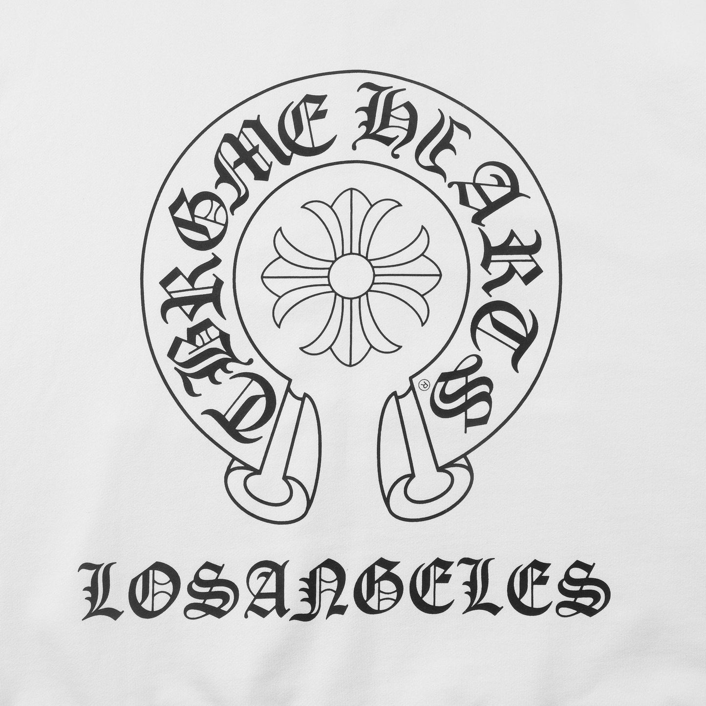 Chrome Hearts Horseshoe Graphic Zip Hoodie — detail
