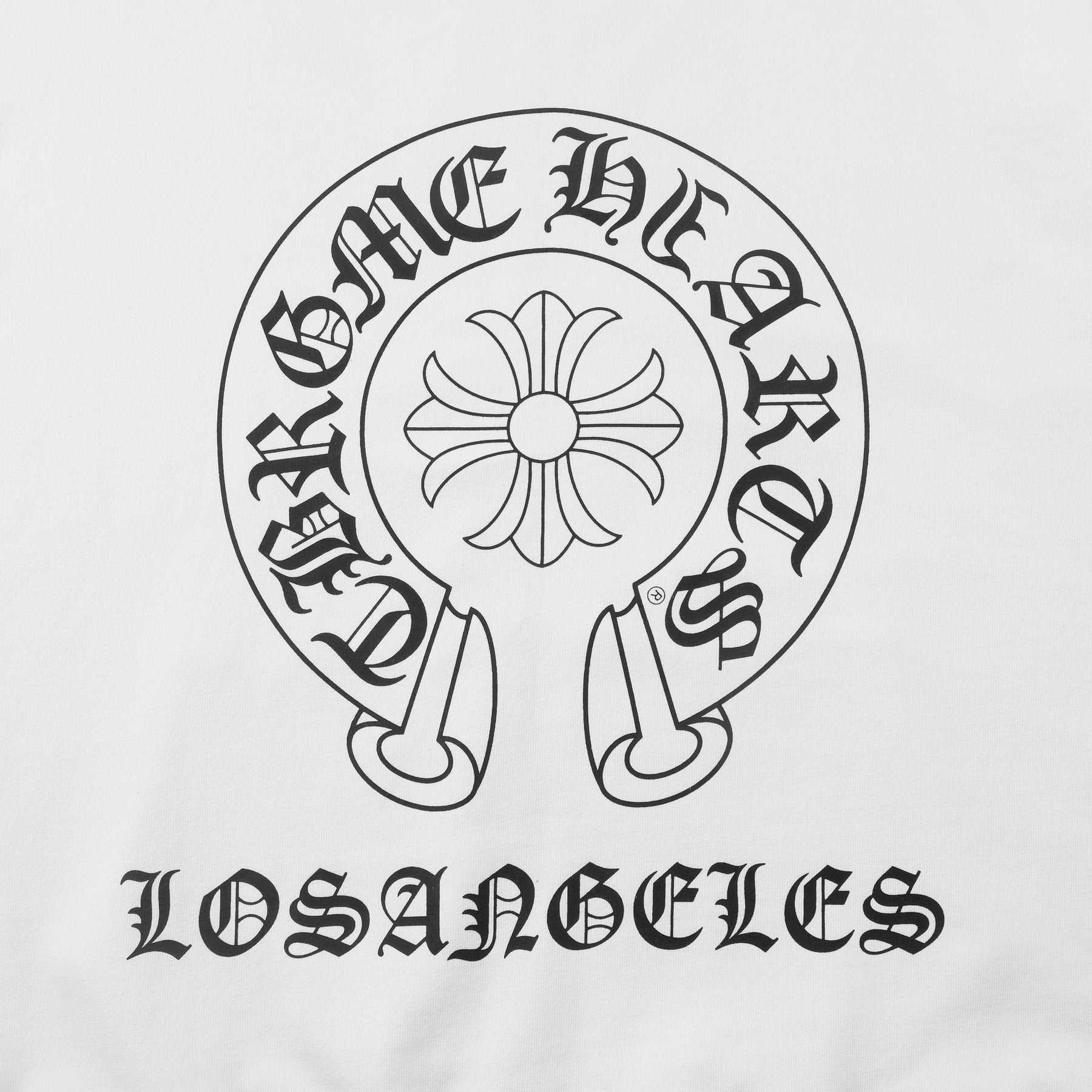 Chrome Hearts Horseshoe Graphic Zip Hoodie — detail