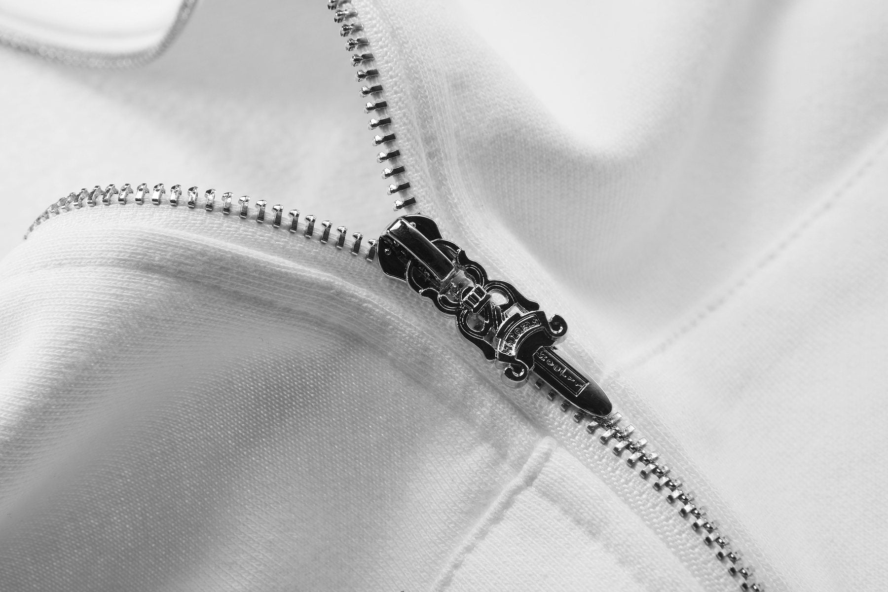 Chrome Hearts Sanskrit Graphic Zip Hoodie — detail