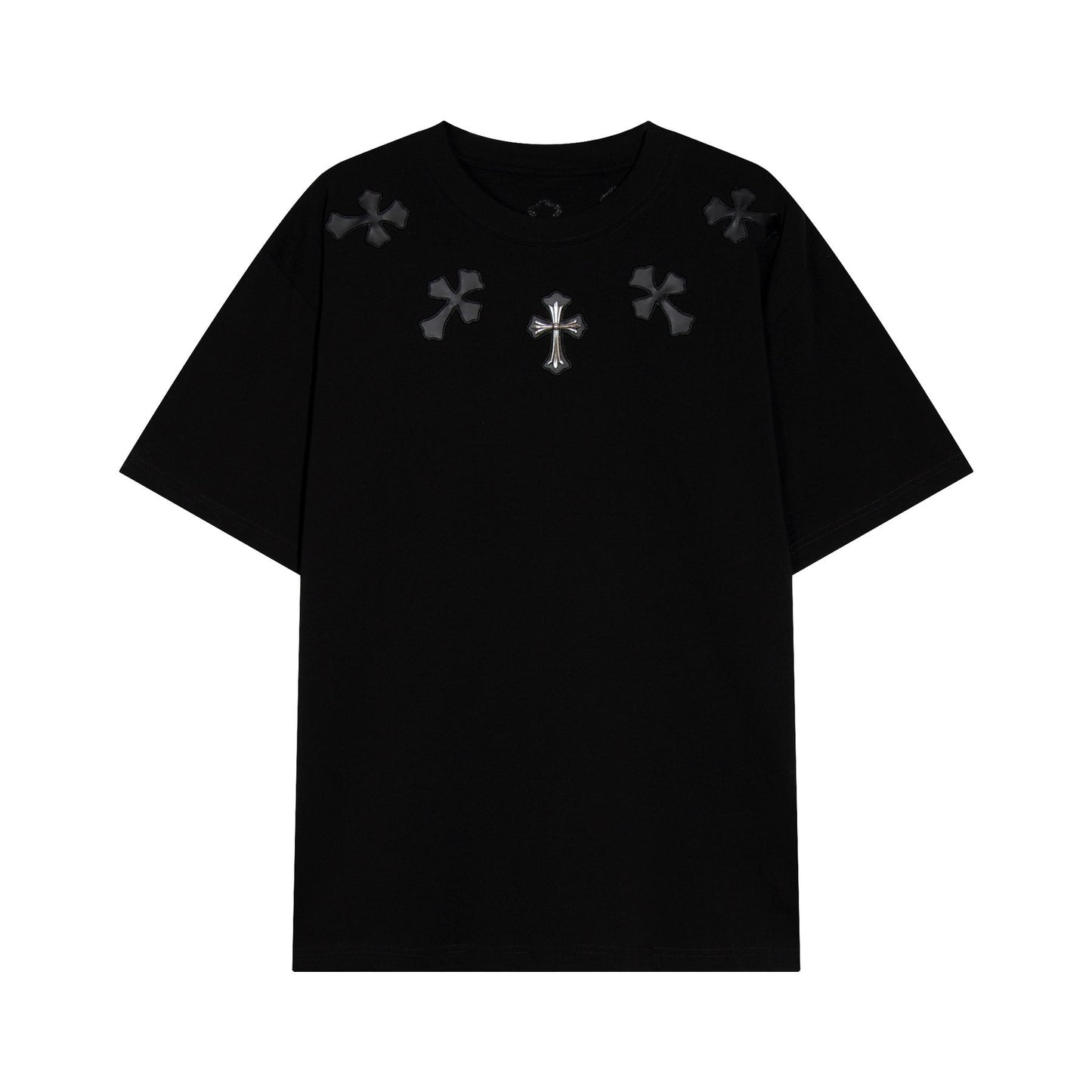 Chrome Hearts Cross Applique Short-Sleeve T-Shirt — front