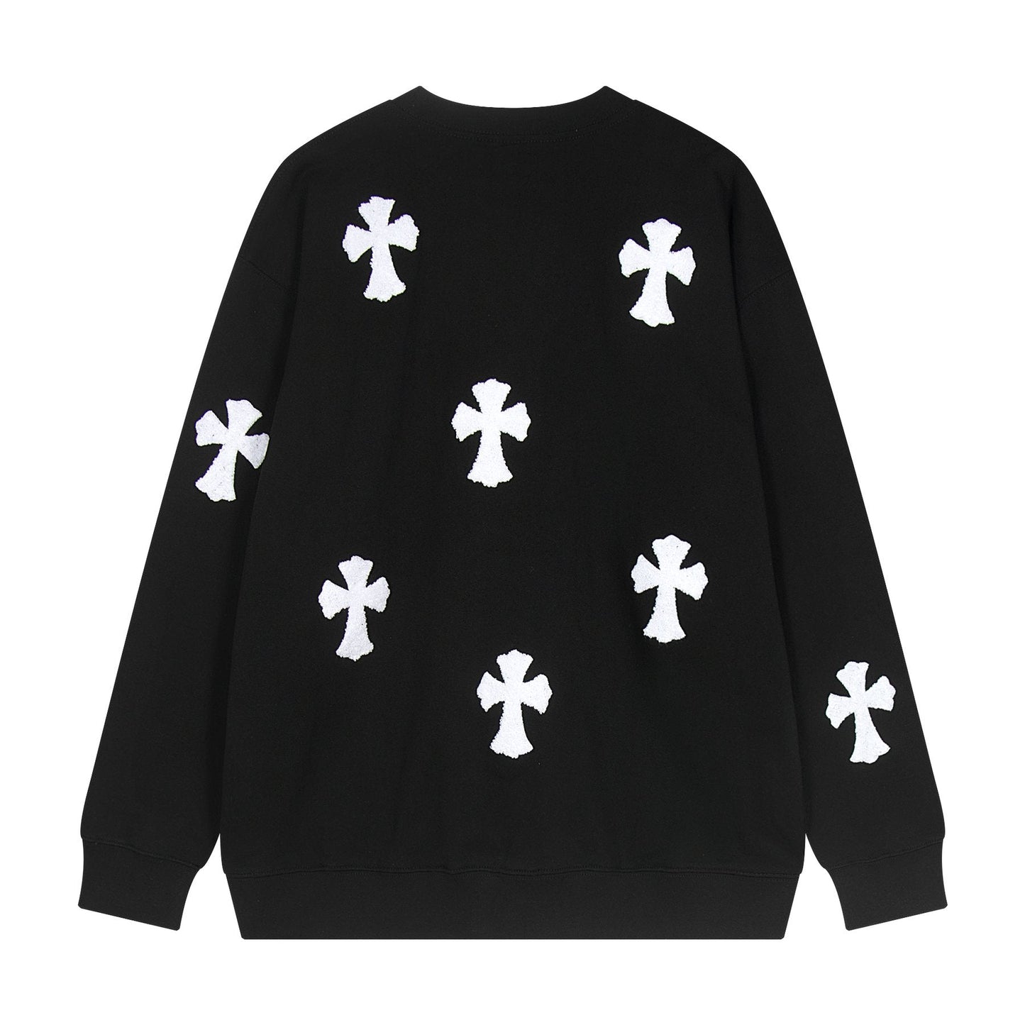 Chrome Hearts Cross Patch Crewneck Sweatshirt — back