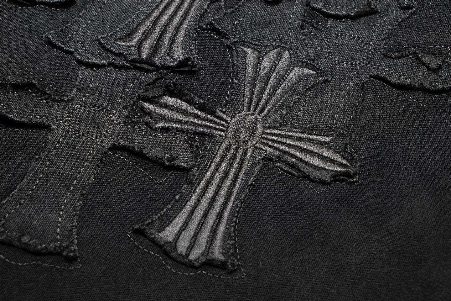 Chrome Hearts Tonal Cross Graphic T-Shirt — detail