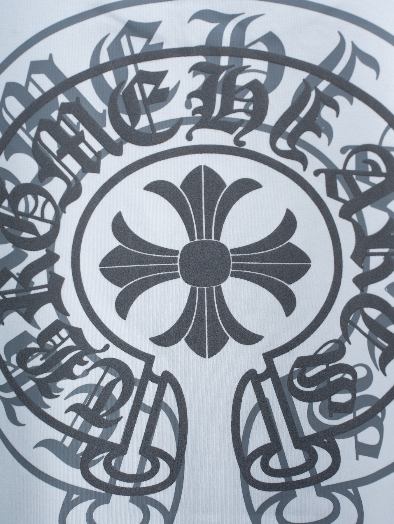 Chrome Hearts Horseshoe Cross Graphic T-Shirt — detail