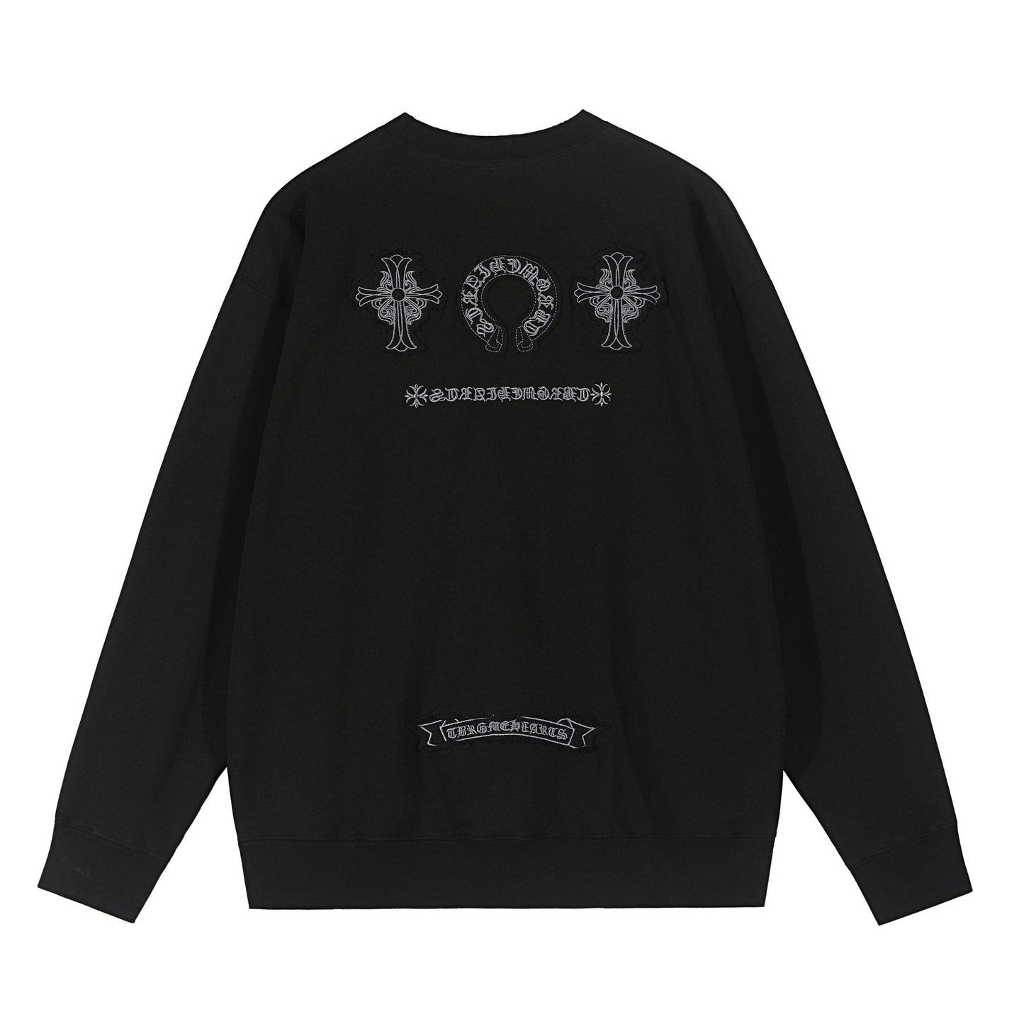 Chrome Hearts Cross Graphic Crewneck Sweatshirt — back